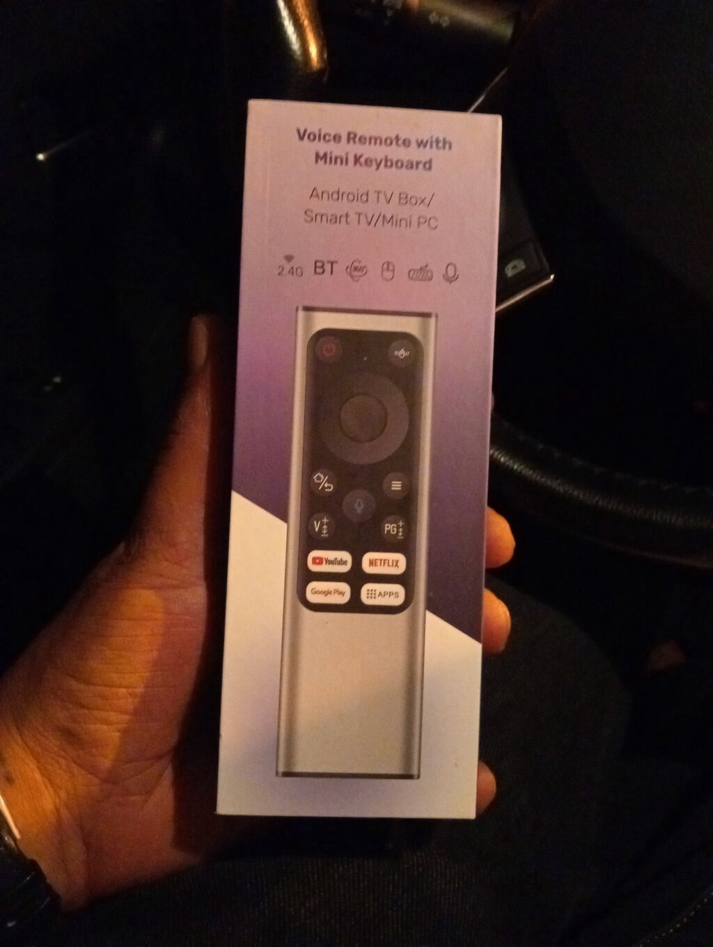 2.4G mini klaviatura və air mouse pult — Portativ oyun konsoləri, Bakı (5)