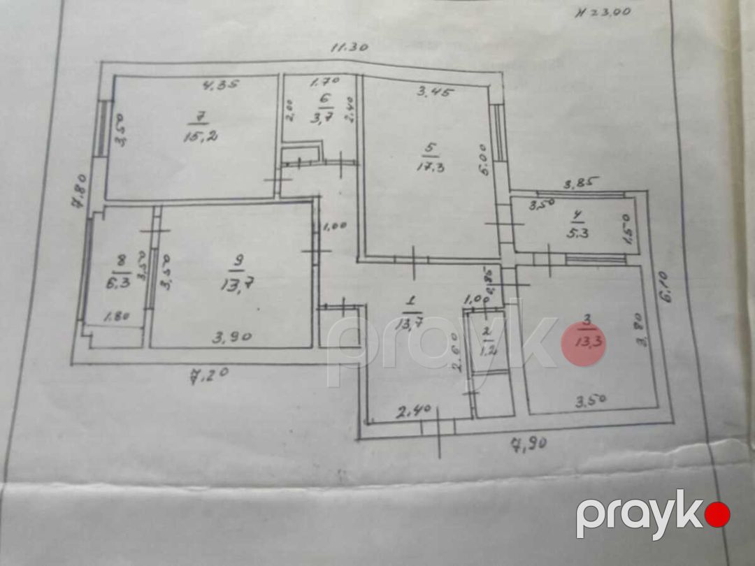 Satılır 3 otaqlı köhnə tikili 90 m² — Mənzil, Bakı (2)