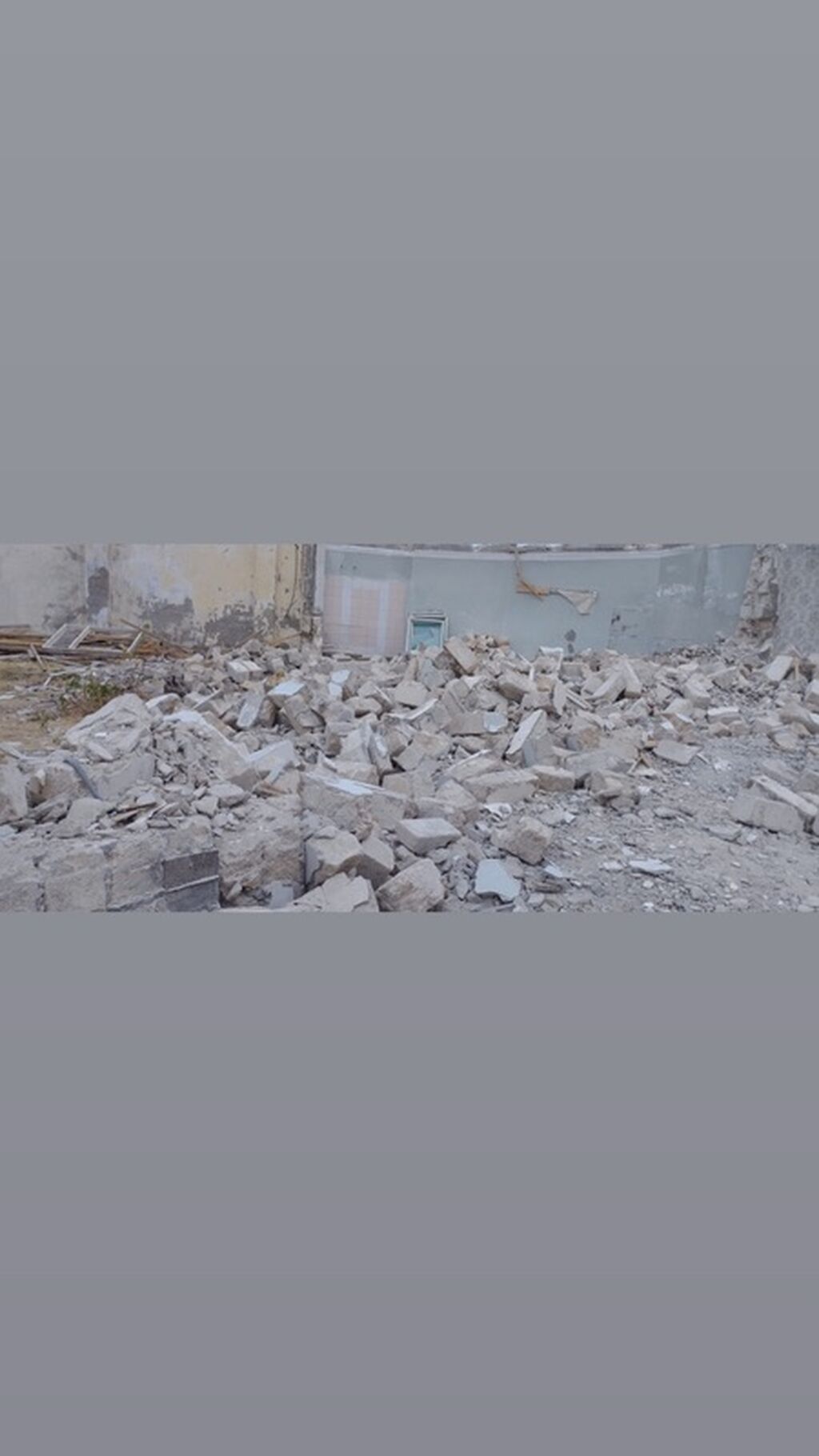 Daş-tikinti qırıntıları və tikinti təmiri tullantıları Heyetde olan — Mallar, Novxanı (2)