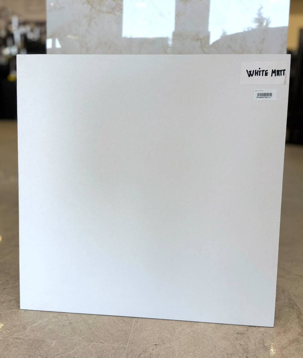 White Matt Keramoqranit 50x50 — Mallar, Bakı