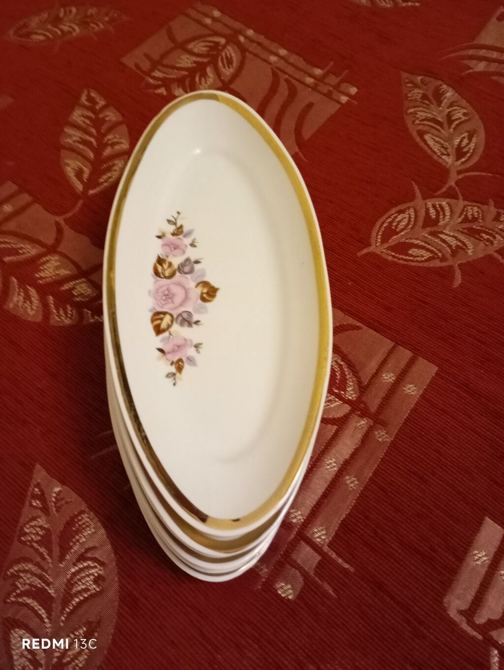 Boşqablar, 6 ədədli dəst, rəng - Ağ, Farfor, SSRİ — Mallar, Bakı