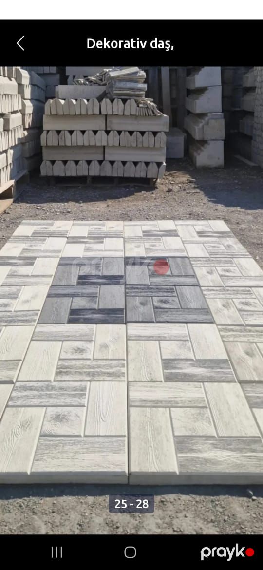 Təməl daşları, barvermə daşları, beton daşları satışı — Tikinti materialları, Bakı (7)