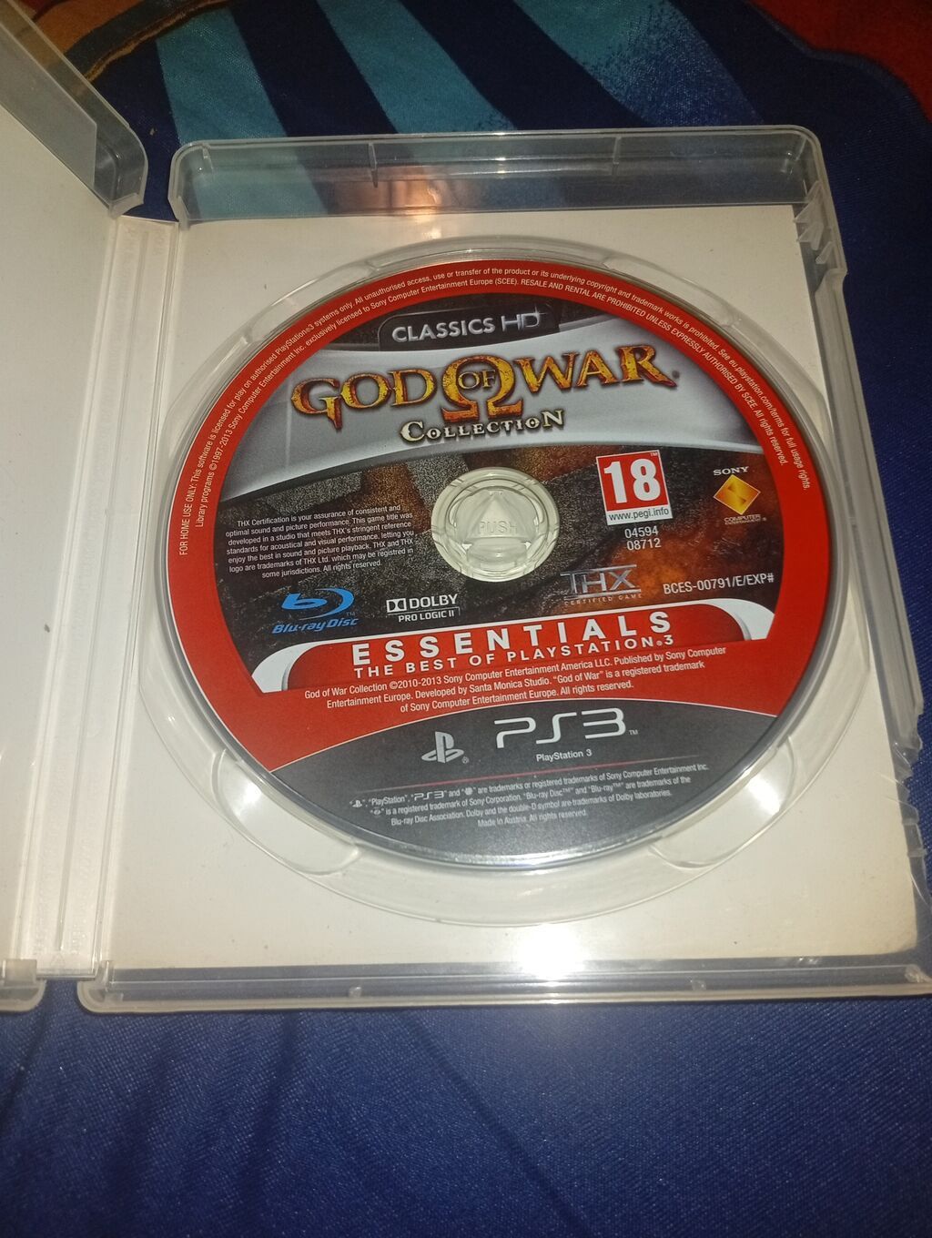 Məhsul: God of War Collection PS3 Disk — Disk heç işlədilməyib orginal — Elektronika, Gəncə (2)