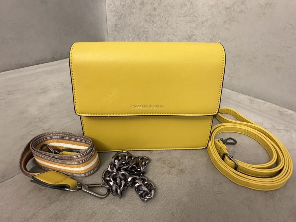 Original CHARLES & KEITH çanta — az istifadə olunub ✨ Original — Çantalar, Bakı (2)