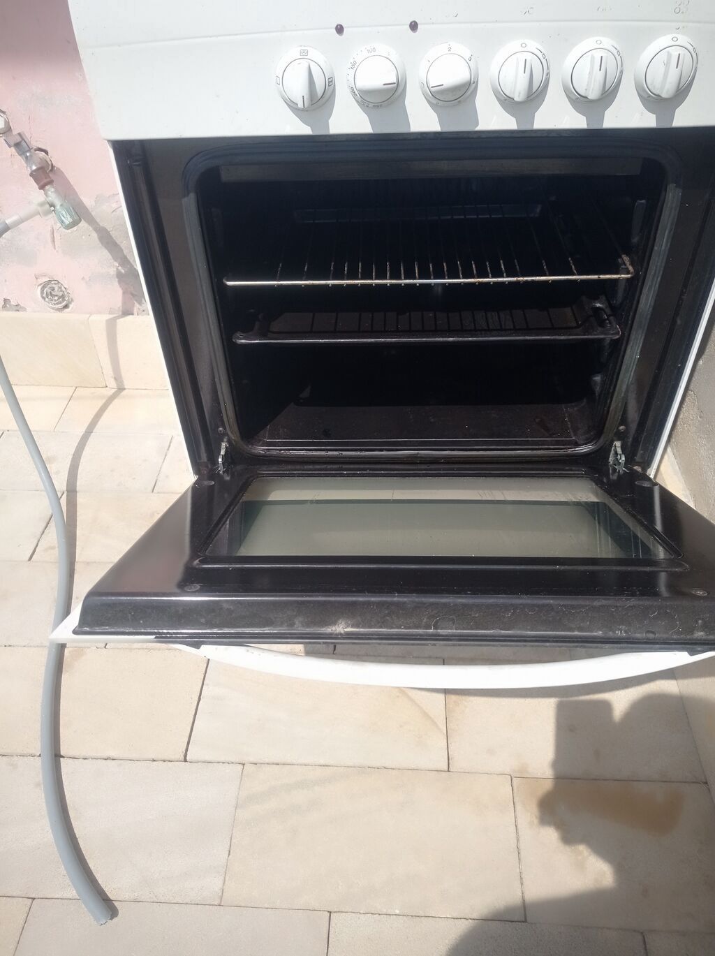 Bosch stasionar plitə və soba - Kombi tipli: 3 qaz ocağı + 1 — Mətbəx texnikası, Bakı (3)