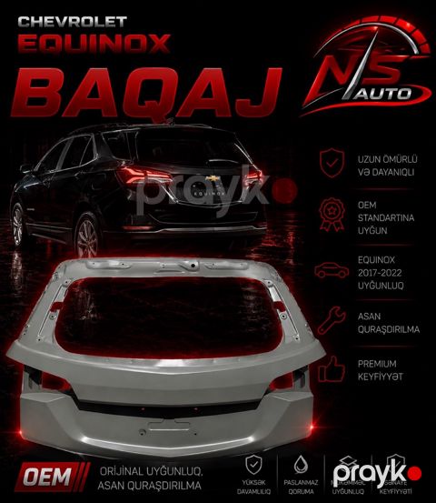 Chevrolet Equinox baqajı