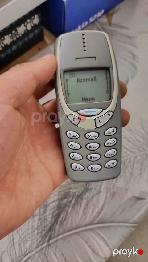 Nokia 3310, < 2 GB Memory Capacity, rəng - Boz, Zəmanət, Düyməli — Bakı