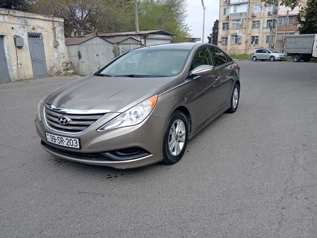 Hyundai Sonata, 2.4 L, 2014 il, 300 000 km — Avtomobillər, Bakı (12)