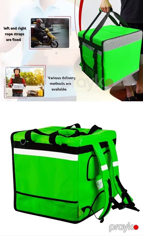 Kuryer çatdırılma çantası — 34×40 sm, istilik tutumu — Bakı