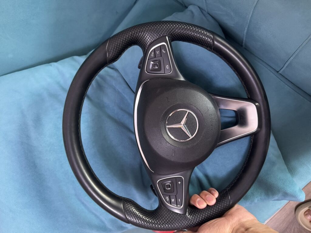 Mercedes-Benz sükan çarxı – orijinal - Model: 3-şüalı Mercedes-Benz — Ehtiyat hissələri, Qobu (2)
