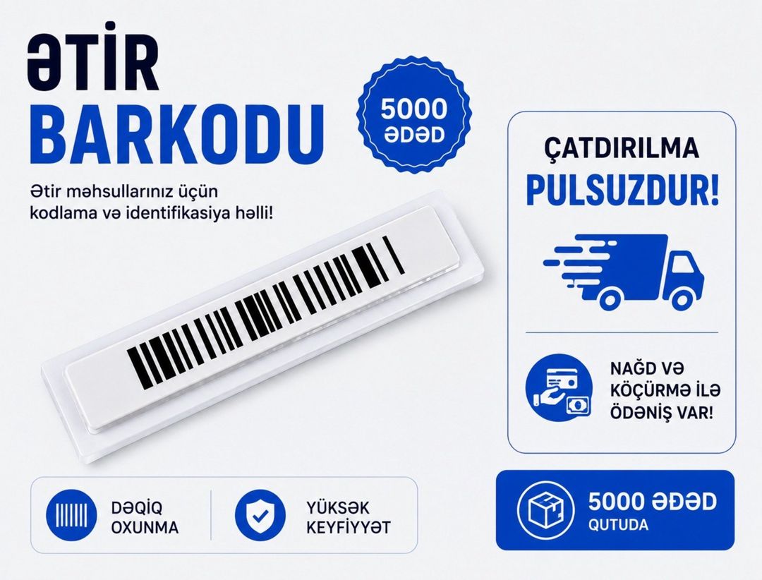 Ətir barkodu — Mallar, Bakı