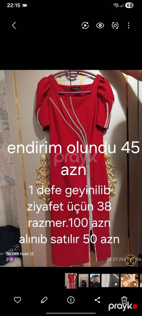 Ziyafət donu, Mini