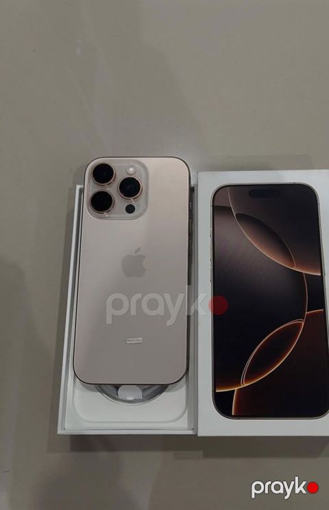 iPhone 16 Pro Max, 512 GB, Zəmanət, Face ID, Orijinal Sənədlərlə