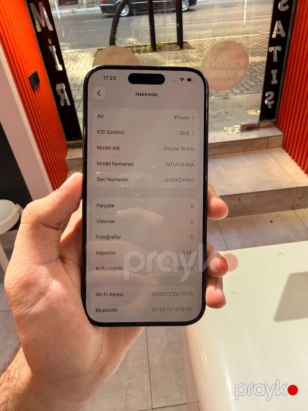 IPhone 15 Pro, 128 GB, Black Titanium, Zəmanət — Apple iPhone, Bakı (4)