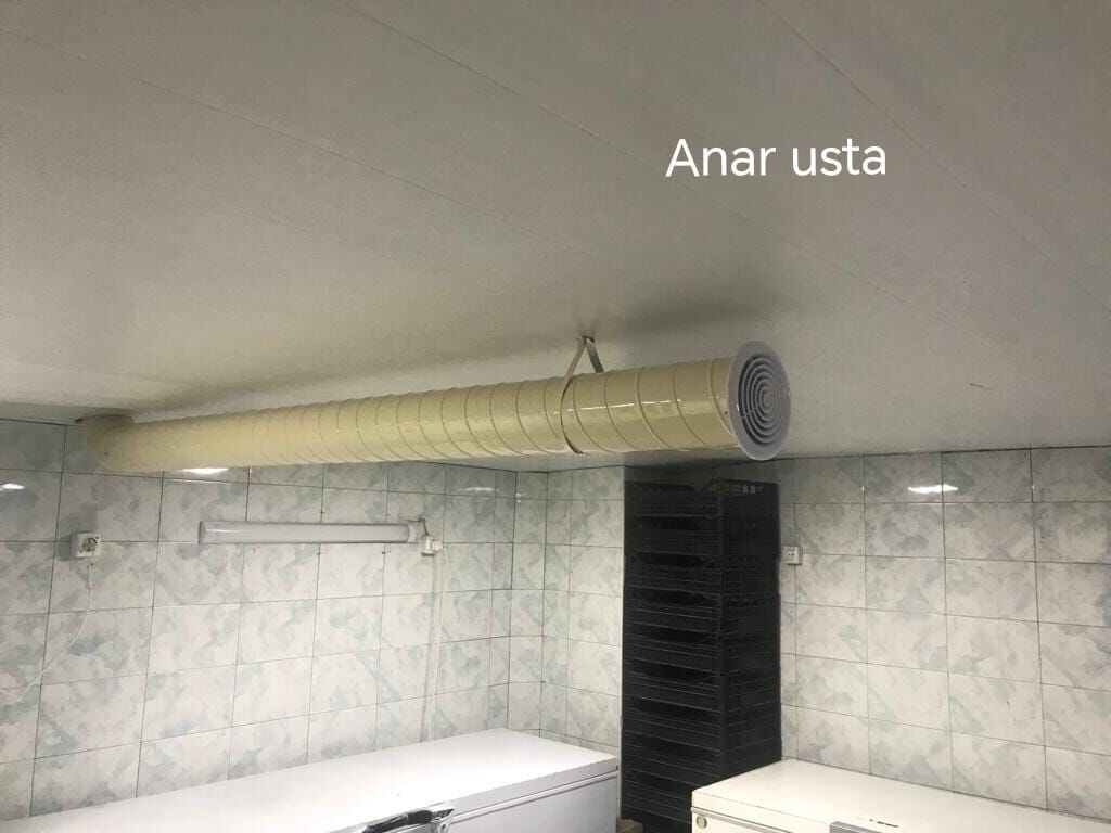 Məhsul/xidmət: Havalandırma və baca sistemlərinin hazırlanması və — Tikinti və təmir, Saray (2)