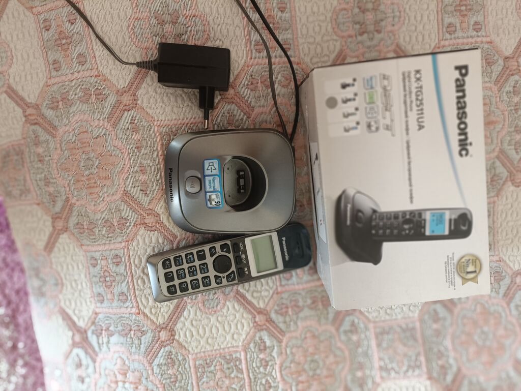 Stasionar telefon Panasonic, Simsiz, İşlənmiş — Elektronika, Bakı (7)