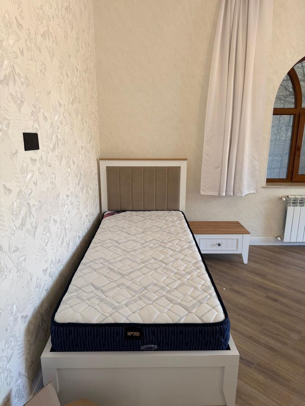 Tək nəfərlik çarpayı dəsti - Ölçü: 90×200 sm (mətress üzərində — Mebel, Bakı (2)