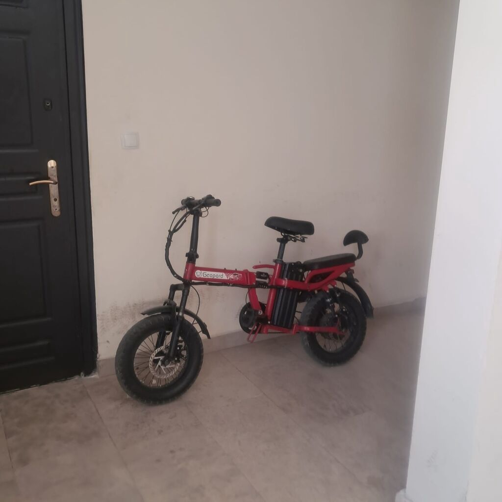 Qatlanabilən elektrik velosipedi – Gopard (qırmızı) Xüsusiyyətlər: - — Velosipedlər, Bakı (3)