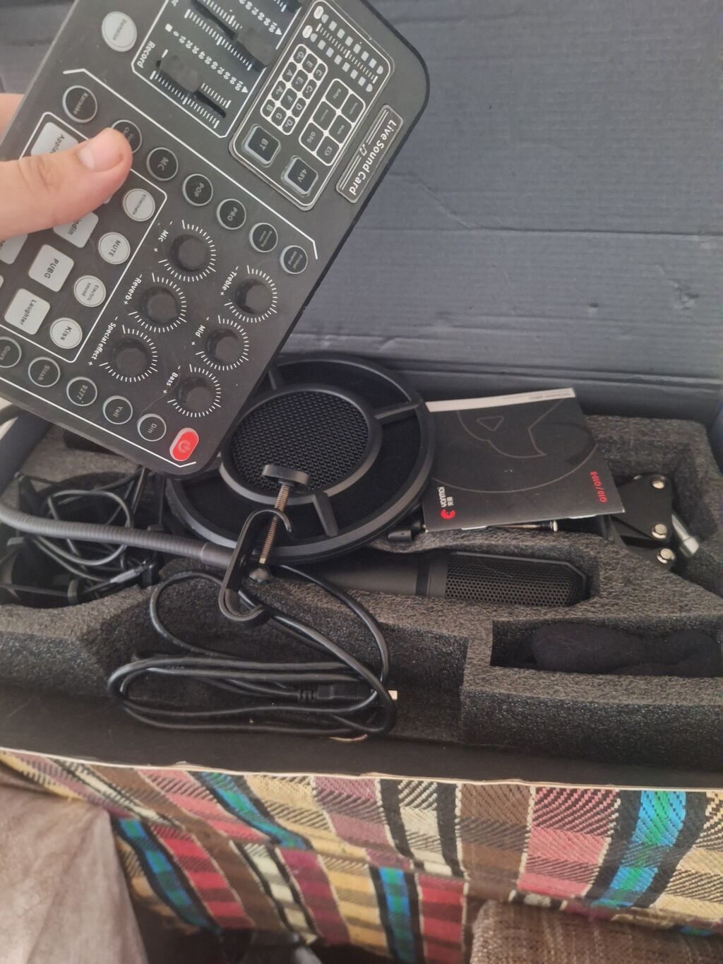 Yanmai Q10/Q10-B Professional Streaming Microphone Kit təzədi — Elektronika, Bakı (3)