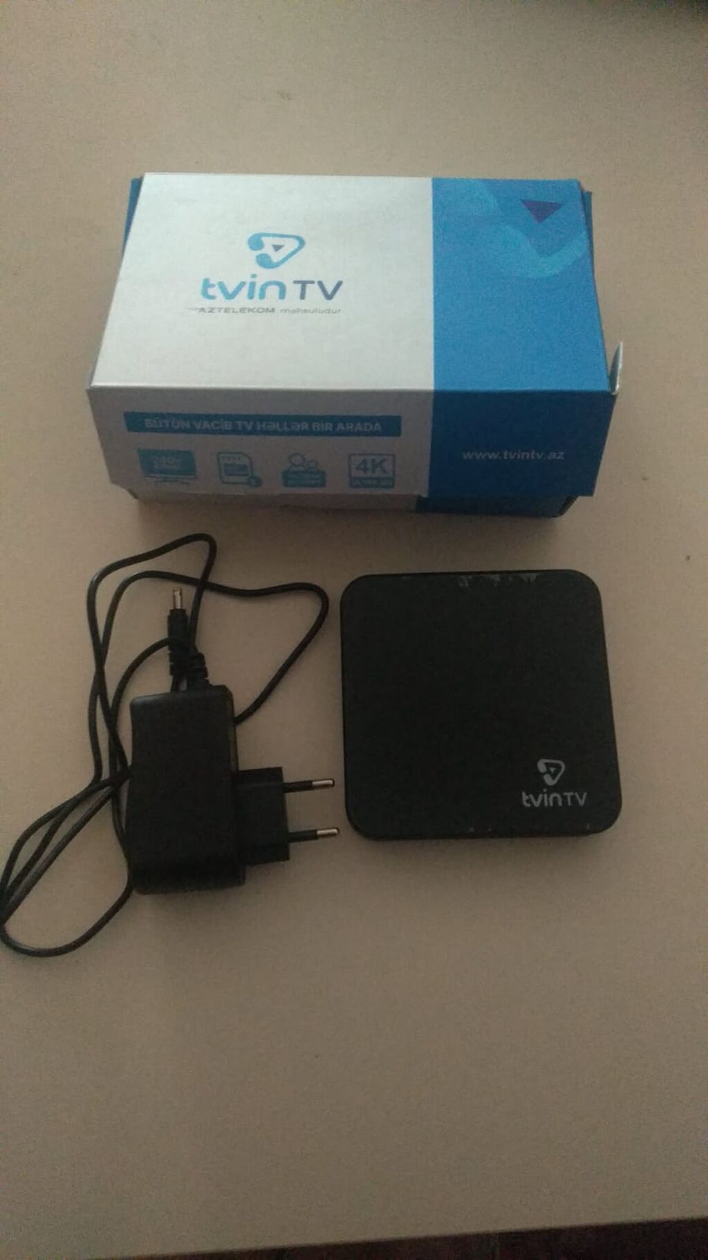 TvinTV set-top box + Nokia Wi‑Fi router dəsti TvinTV IPTV/set-top — TV və Video, Bakı