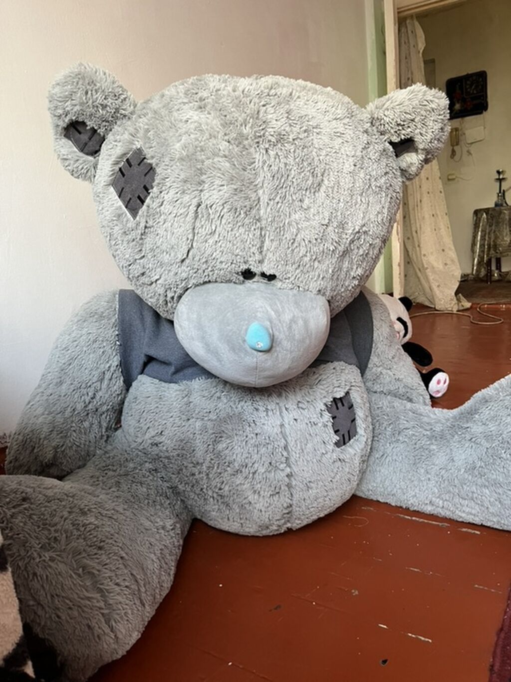 Böyük ölçülü boz TEDDY ayı oyuncağı - Marka/seriya: Tatty Teddy (Me — Yumşaq oyuncaqlar, Bakı (2)