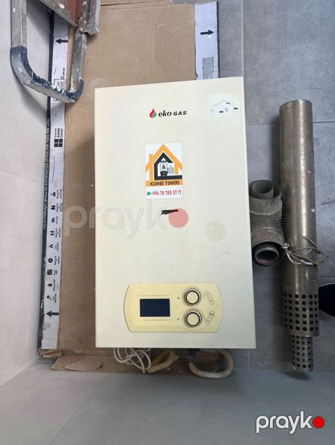 Kombi 24luk 240azn Qarayev 1016 leliEko Gas divar tipli kombi qazanı