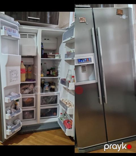 İkiqapılı Silverline soyuducu – evdən satış. • Side-by-side dizayn