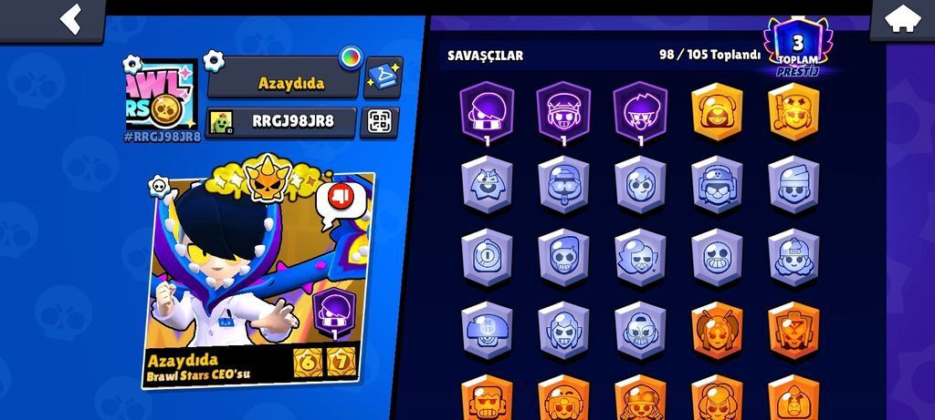 Brawl Stars oyunu üçün yüksək səviyyəli hesab Xüsusiyyətlər: - — Satış, Bakı (5)