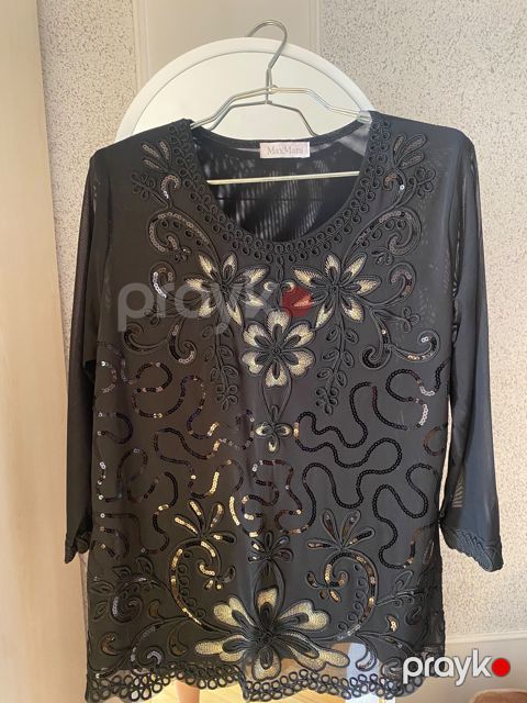 Qara payetli bluz, 5XL — Bakı