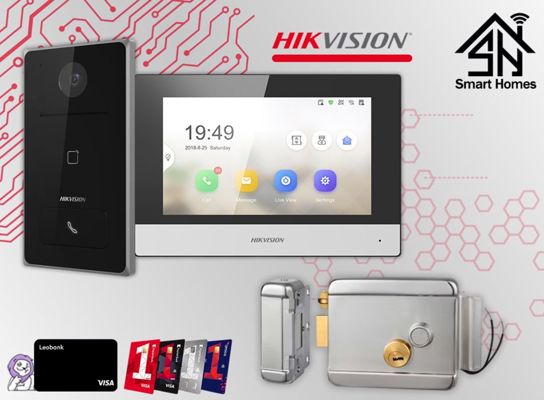 Hikvision 7 düymlük Wi-Fi villa domofon dəsti — Təhlükəsizlik sistemləri, Bakı (3)