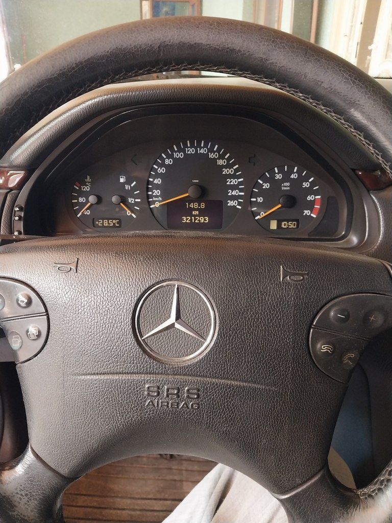 Mercedes E 280, 2.8 L, 2000 il, 321 293 km — Avtomobillər, Gəncə (6)
