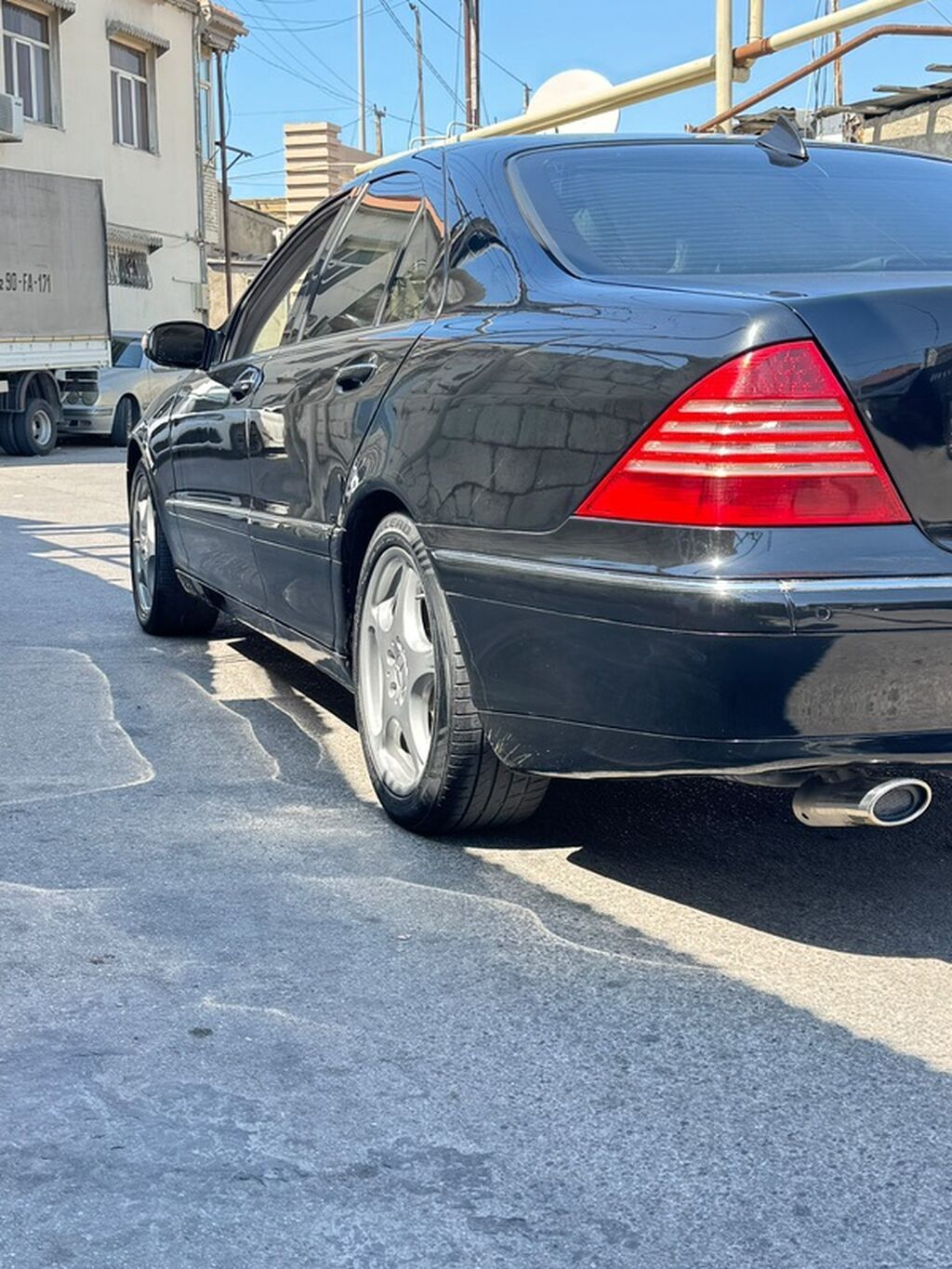 Mercedes-Benz S-Class (W220), s350 qara sedan Xüsusiyyətlər: - Kuzov — Avto, Bakı (3)