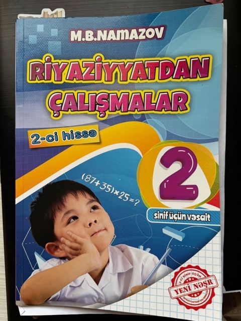 Məhsul: “Riyaziyyatdan Çalışmalar” – 2-ci hissə Müəllif: M.B. Namazov — Bakı
