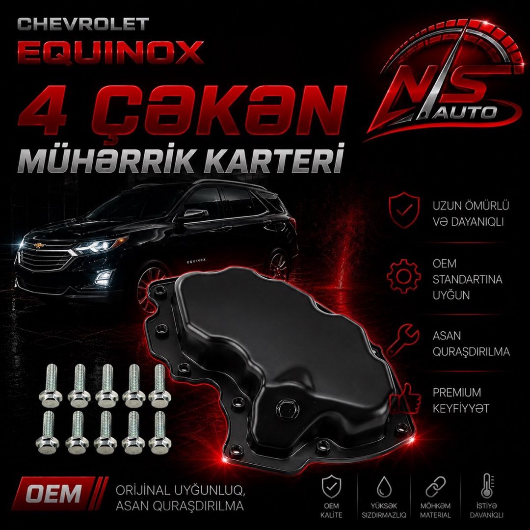 Chevrolet Equinox 4 çəkən mühərrik karteri — Ehtiyat hissələri və aksesuarlar, Bakı