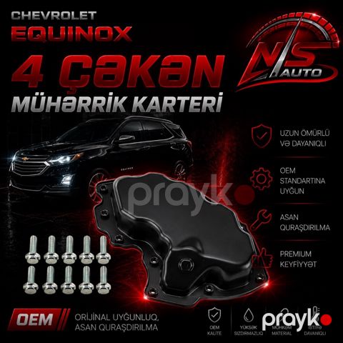 Chevrolet Equinox 4 çəkən mühərrik karteri
