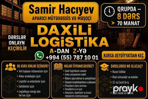 Ölkə daxili logistika üzrə onlayn kurs – A-dan Z-yə Məzmun və — Bakı