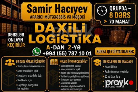 Ölkə daxili logistika üzrə onlayn kurs – A-dan Z-yə Məzmun və — Bakı