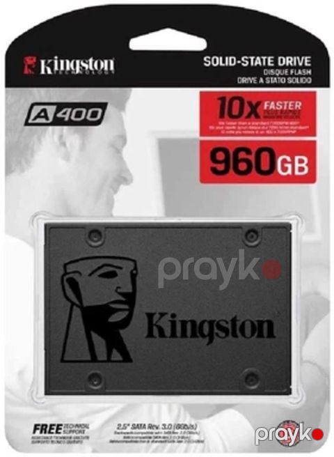 SSD Yığıcı Kingston A400 960GB SATA3 2.5 (SA400S37/960G) — Bakı