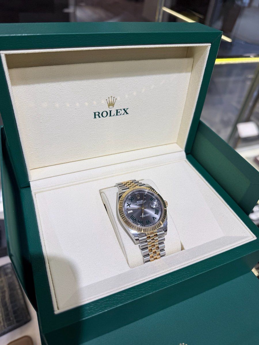 Rolex Datejust Wimbledon 41mm qol saatı — Şəxsi əşyalar, Bakı (5)