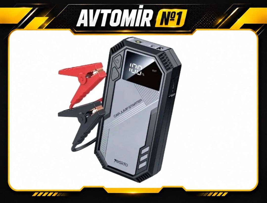Yesido VC11 Jump Starter – Avtomobil Akkumulyator Starteri — Ehtiyat hissələri və aksesuarlar, Bakı