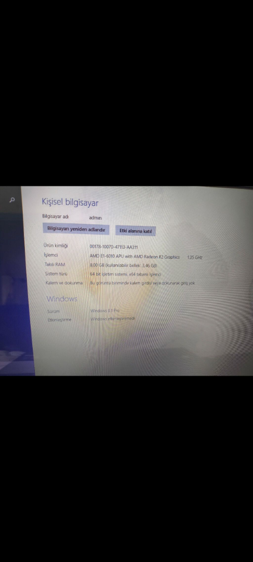Hec bir problemi yoxdur isleyir. Batareykayla sonur gerek adaptr — Lenovo, Bakı (7)