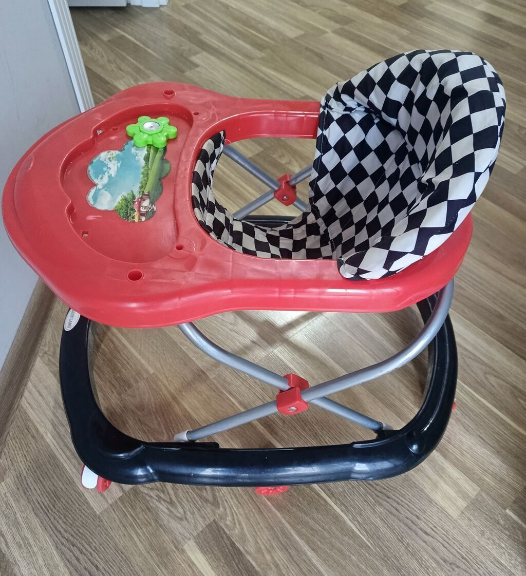 Babyland uşaq yerigədəni — qırmızı, qara, damalı — Uşaq otağı, Bakı (2)
