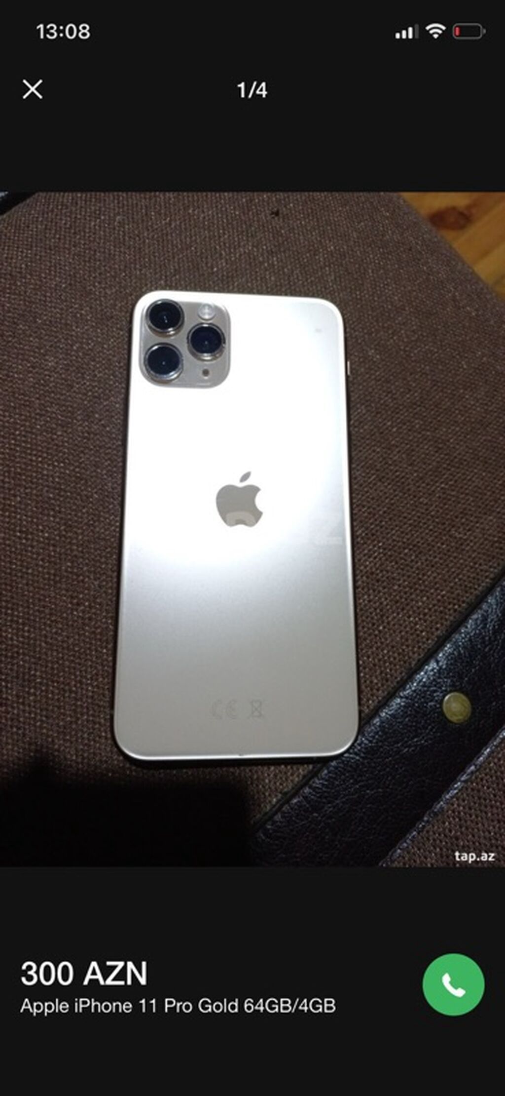 IPhone 11 Pro, 64 GB, Qızılı
