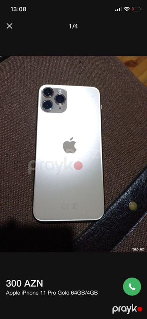 IPhone 11 Pro, 64 GB, Qızılı