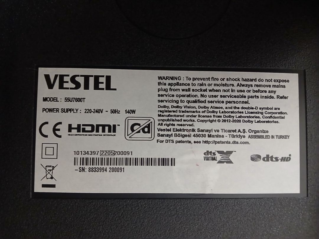 Televizor Vestel — Elektronika, Bakı