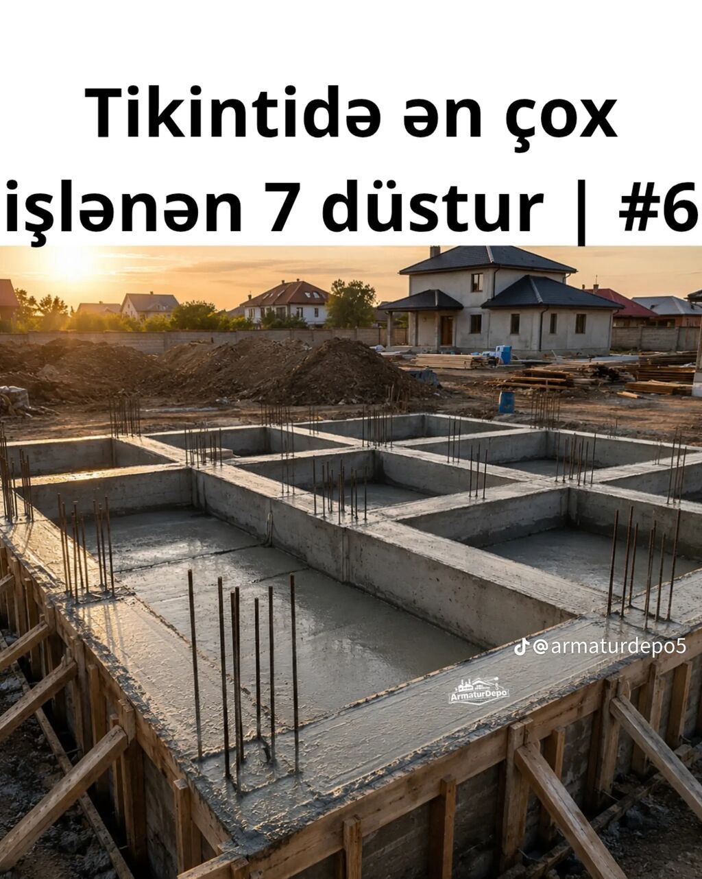 Monolit beton tökmə və armatur-kalıp xidməti - Bünövrə, kəmər, kolon — Tikinti və təmir, Masallı (10)