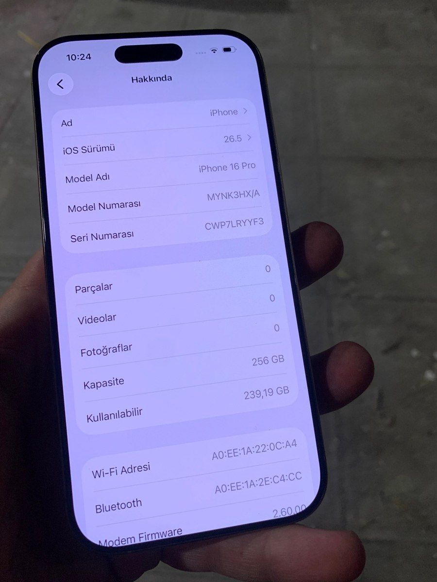 Apple iPhone 16 Pro Desert Titanium 256GB/8GB — Mallar, Gəncə (4)