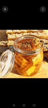 Bal və şan balı qarışığı — Şüşə qabda təbii bal — Food Products