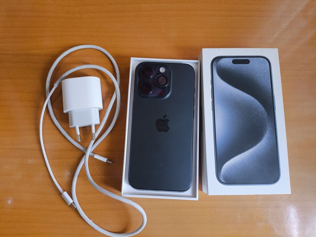 IPhone 15 Pro, 128 GB, Blue Titanium, Face ID