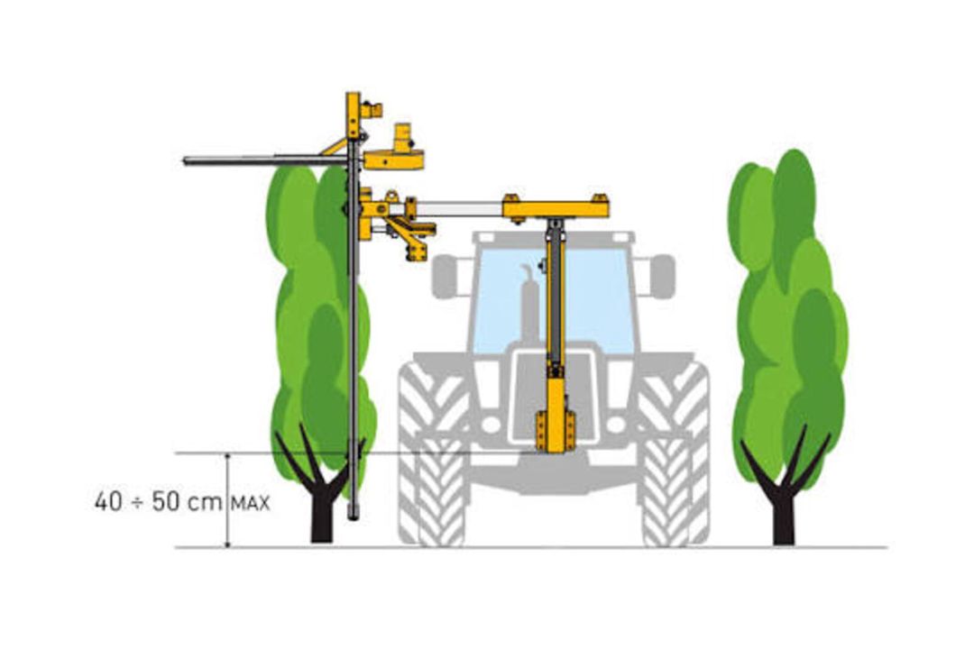 Vineyard Trimmer one-sided with segments Orizzonti CFT/300 — Avto, Bakı (6)